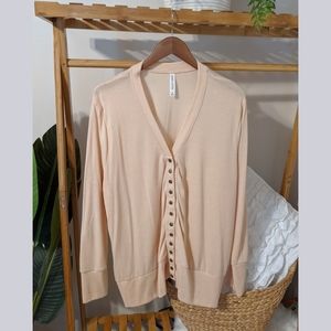 NWOT Cream button cardigan